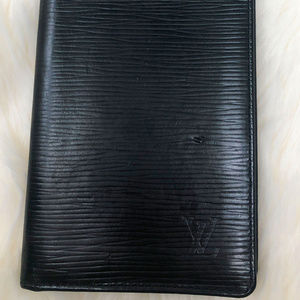 Louis Vuitton Black Epi Wallet